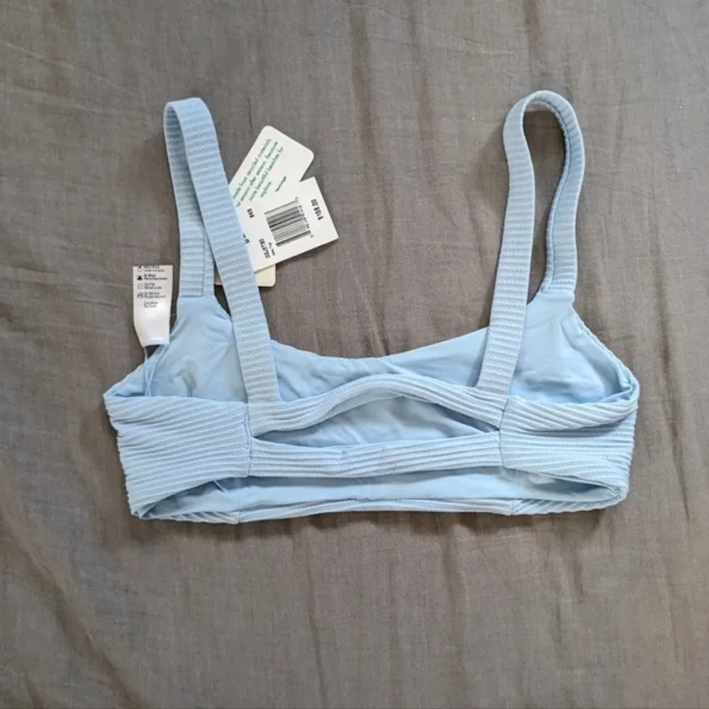 L*Space Jess Desi Bikini Set Sky Blue Ribbed
